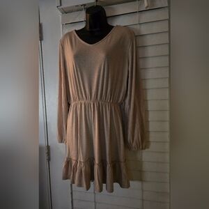 NWOT Alaster Women's Long Lantern Sleeve Tunic Dress